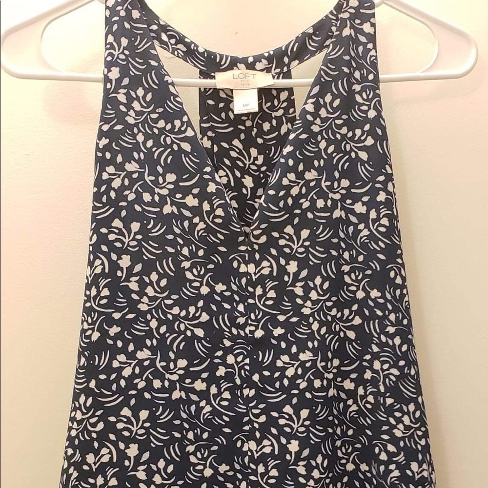 Teal blouse from Loft